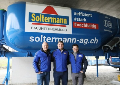 Neue Partnerschaft mit A.Soltermann AG Bauunternehmung, Unterkulm